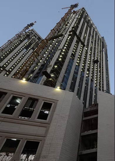 Jabal Omar Towers - Twilight Installation