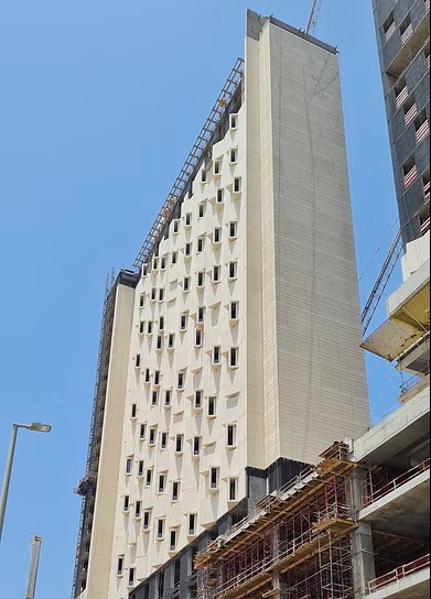 Aqua Raffles GRC Façade