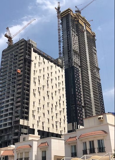 Aqua Raffles GRC Façade