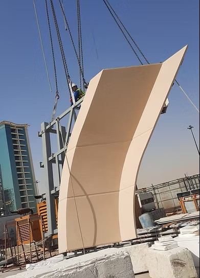 Cladding Works Ongoing