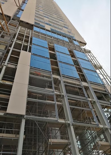 GRC Façade Installation